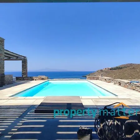 Villa Waterfront With Private Pool And Seaview Otzias