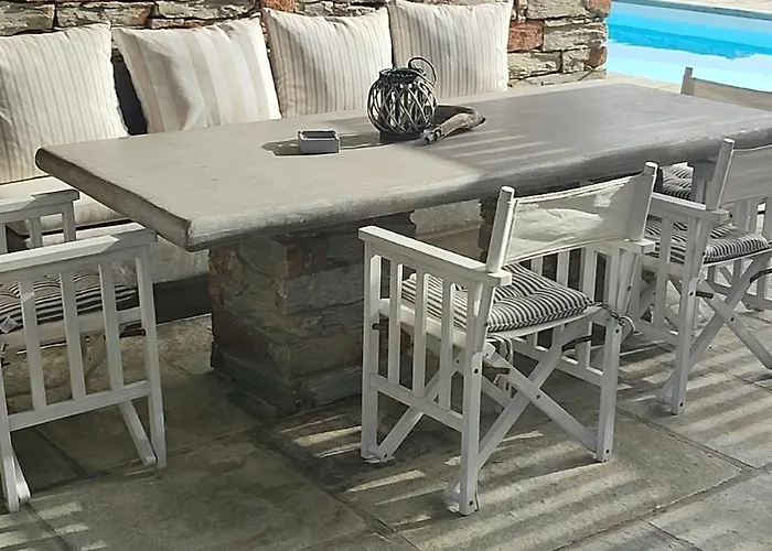 Waterfront With Private Pool And Seaview Otzias