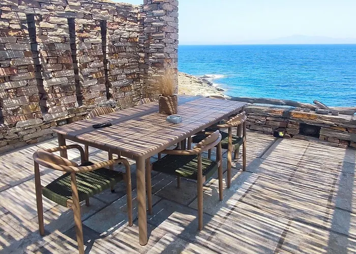 Waterfront With Private Pool And Seaview Вилла Otzias